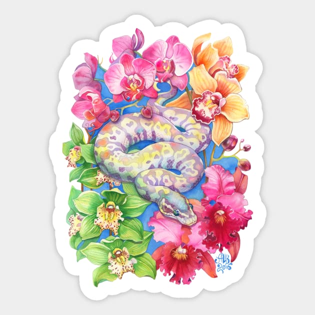 Year of the Snake Sticker by annabucciarelli